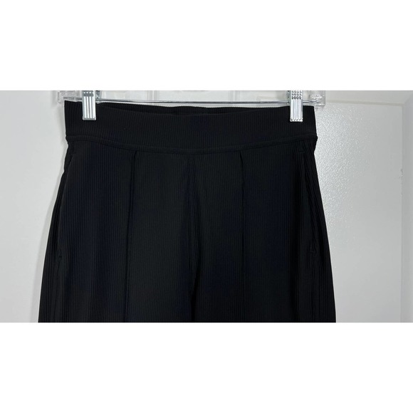 Lululemon Super High-Rise Soft Ribbed Casual Crop Pant Black 4 NWOT - Picture 8 of 12